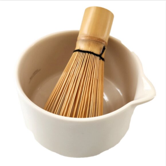 Teavana Ready Set Matcha Making Bowl & Bamboo Whisk NEW RARE Discontinued - Picture 5 of 6